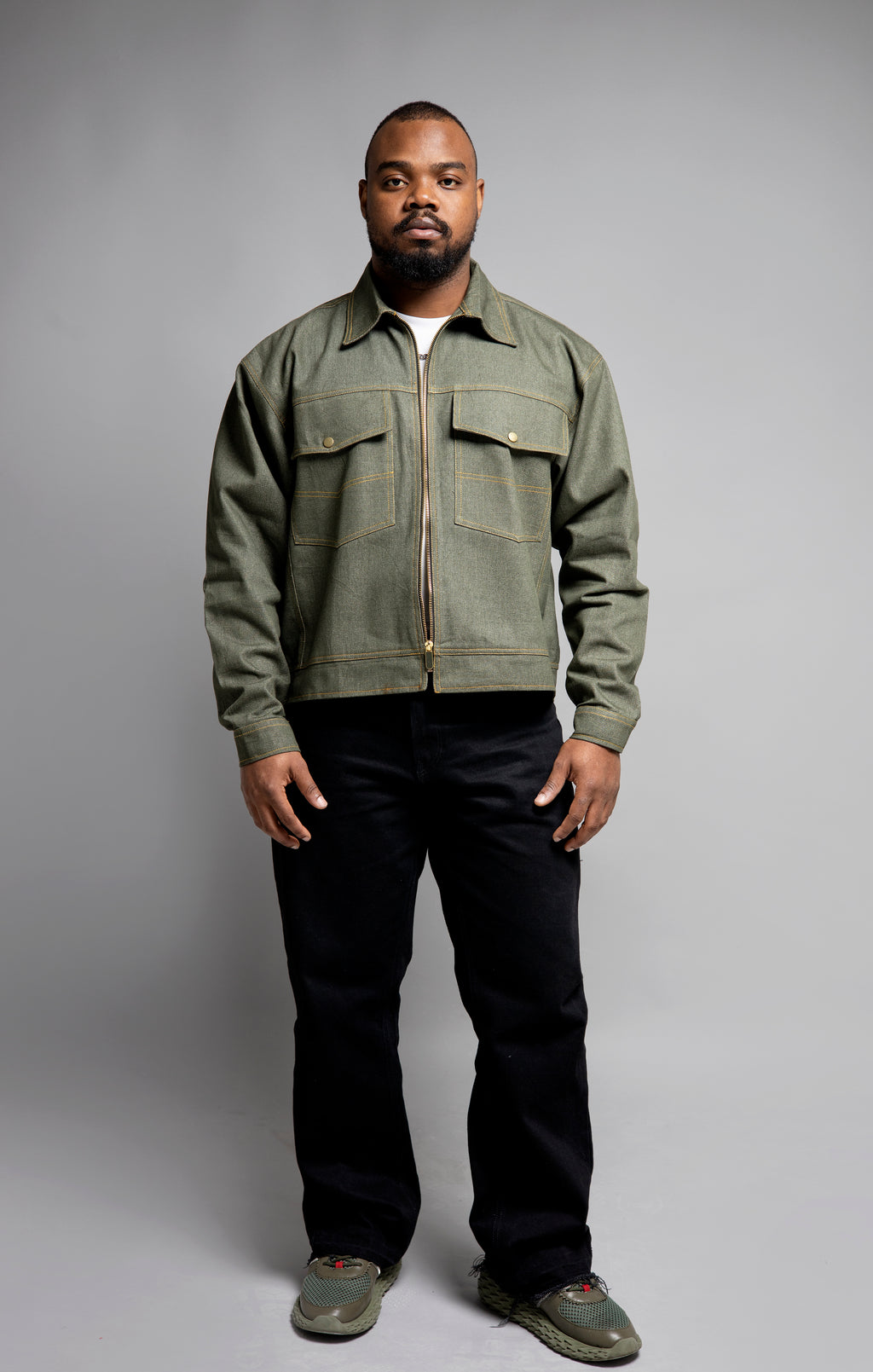 Limited Edition Green Denim Jacket