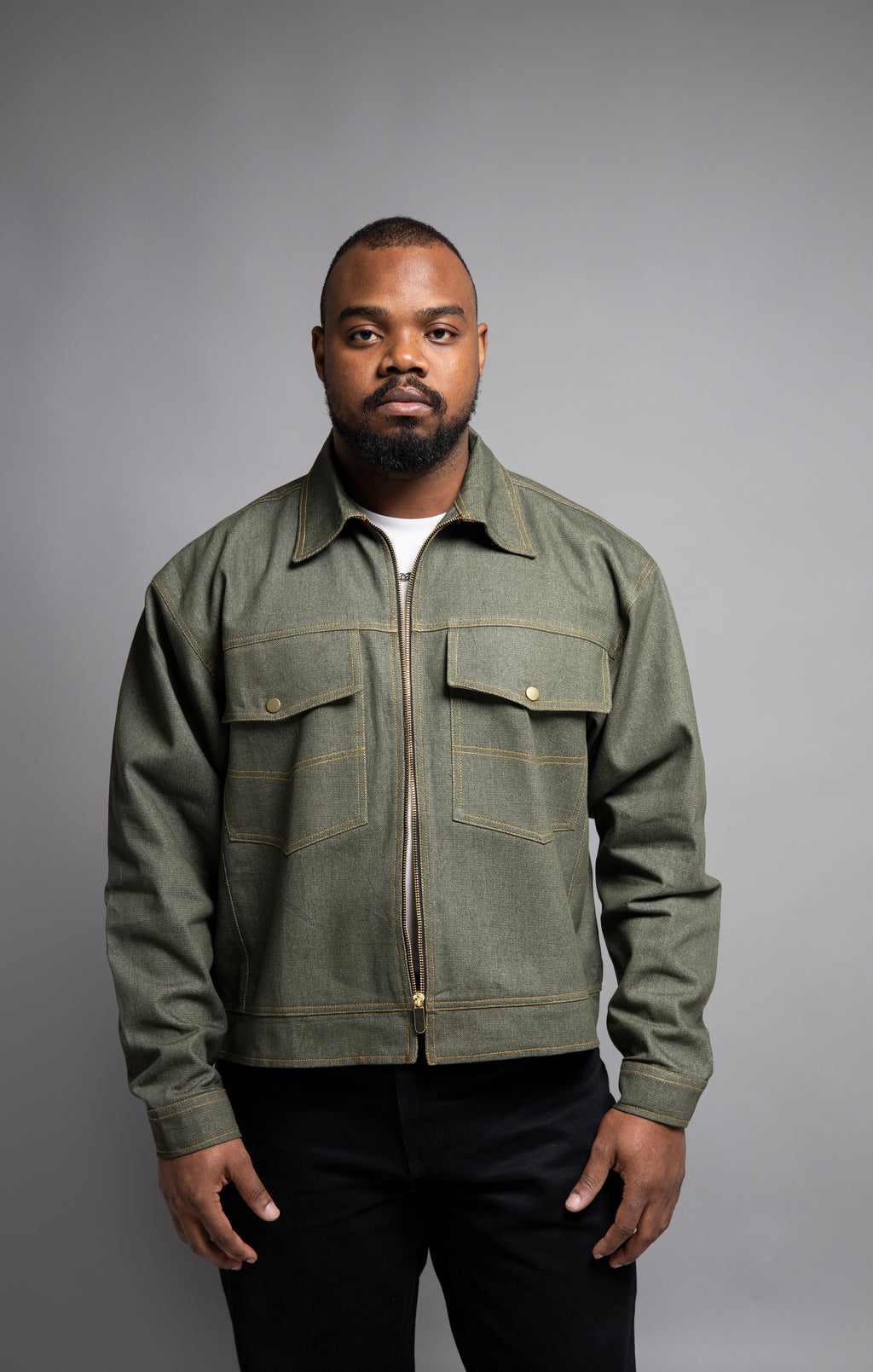 Limited Edition Green Denim Jacket