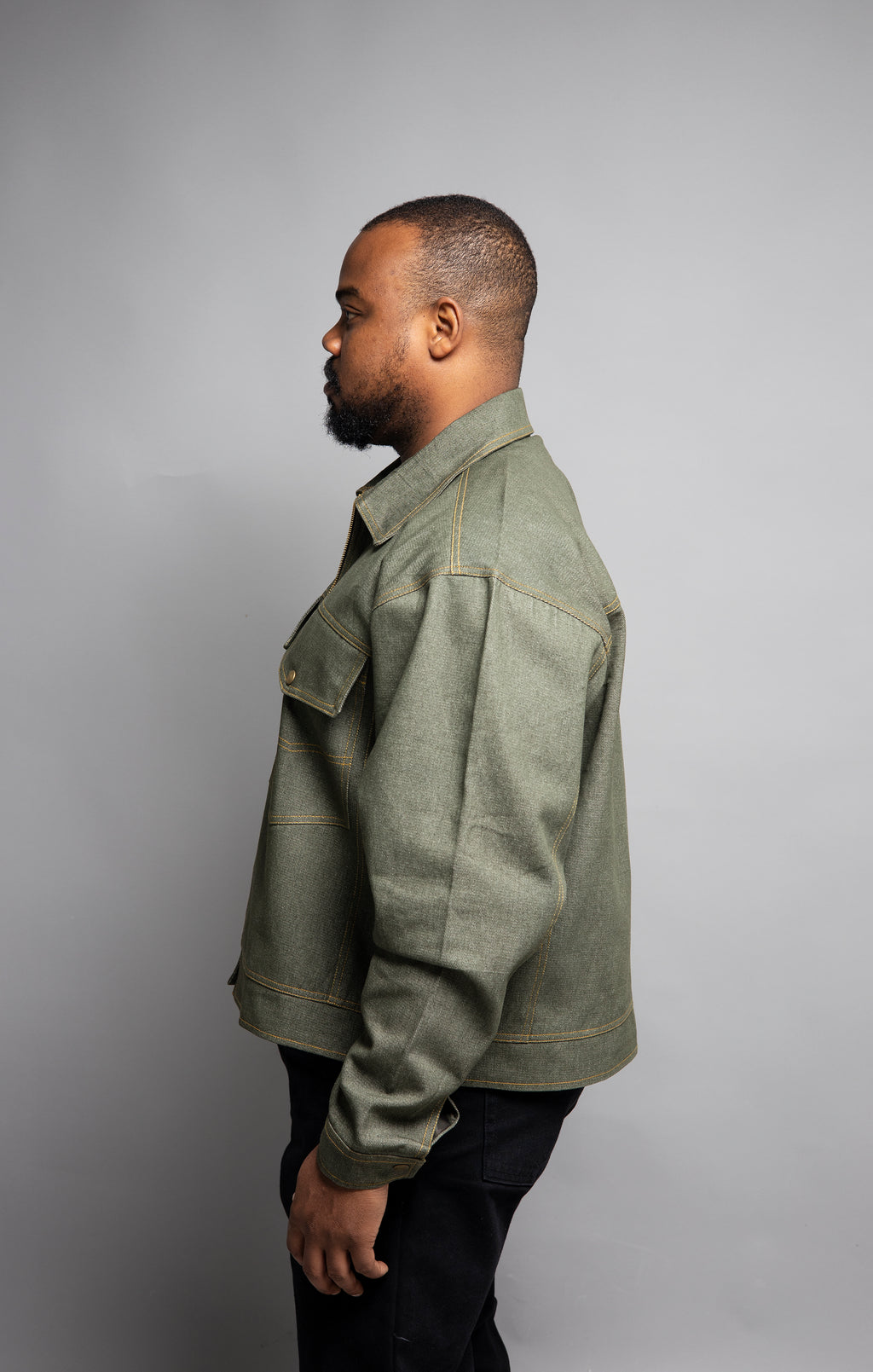 Limited Edition Green Denim Jacket