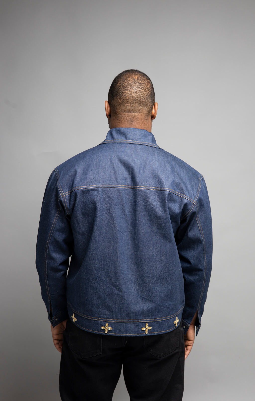 Limited Edition Embellished Blue Denim Jacket