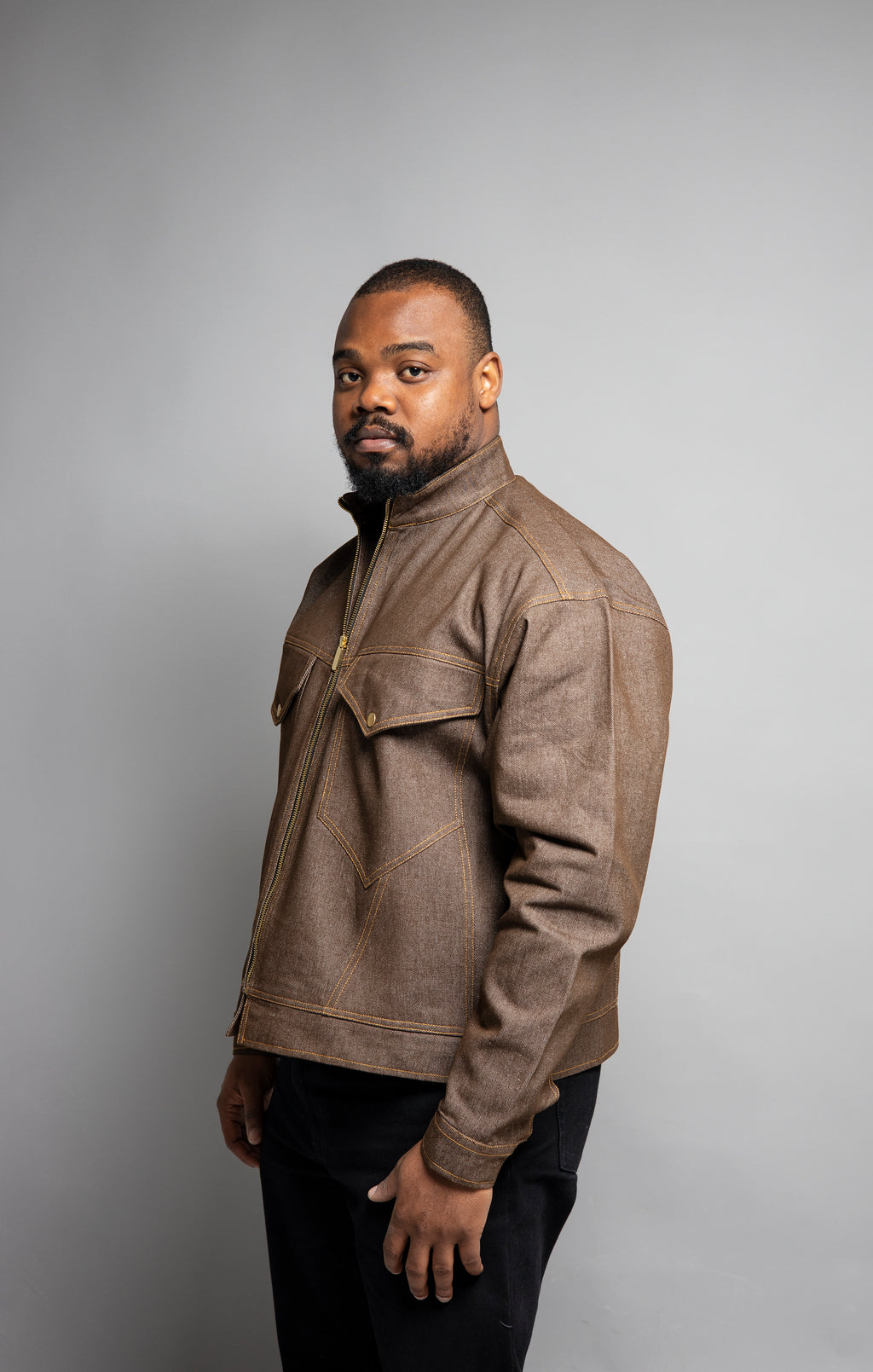 Limited Edition Brown Denim Jacket