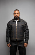 Limited Edition Structured Black Denim Jacket